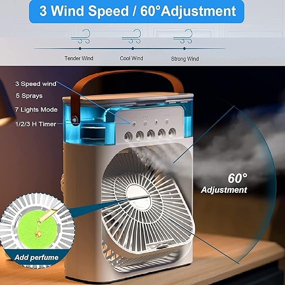 MINI AIR COOLING FAN RECHARGEABLE