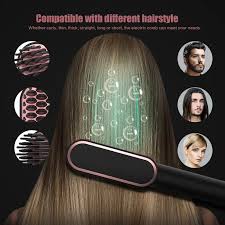 2-in-1 Hair Straightener & Brush (Premium Quality)